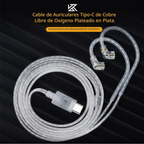 Cable KZ con micrófono USB C